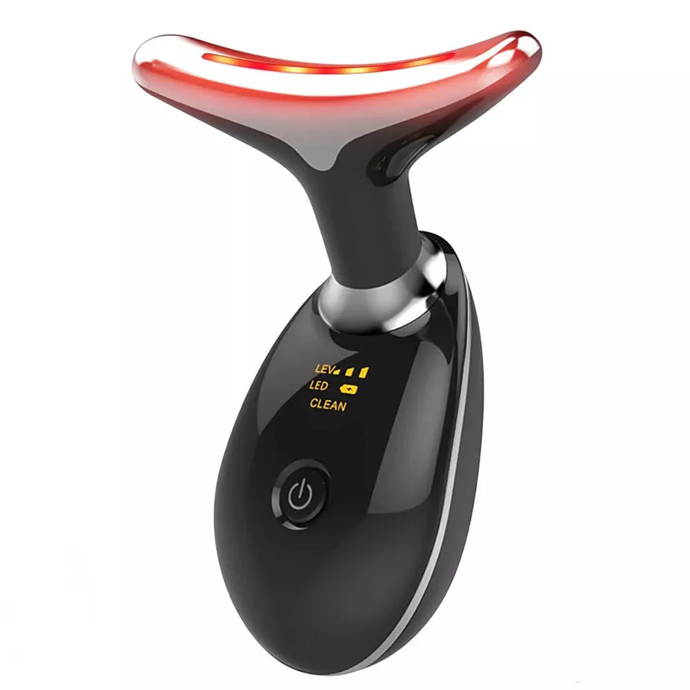 Neck Face Lifting Massager - LED Anti-Wrinkle Device for Double Chin & Skin Tightening