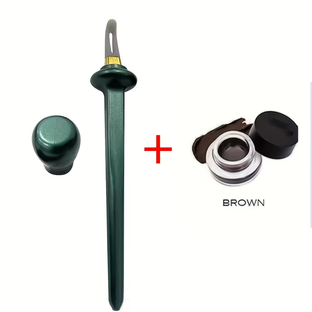 Waterproof Silicone Eyeliner Brush - Non-Smudge Precision Tool for Flawless Eye Makeup